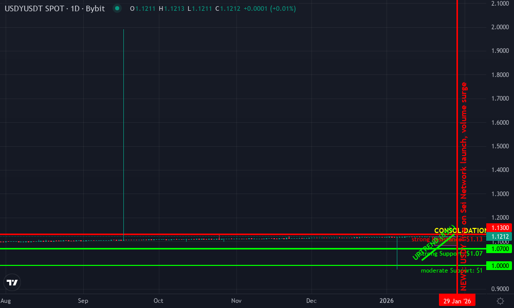 Ondo USDY Technical Chart by Market Analyst