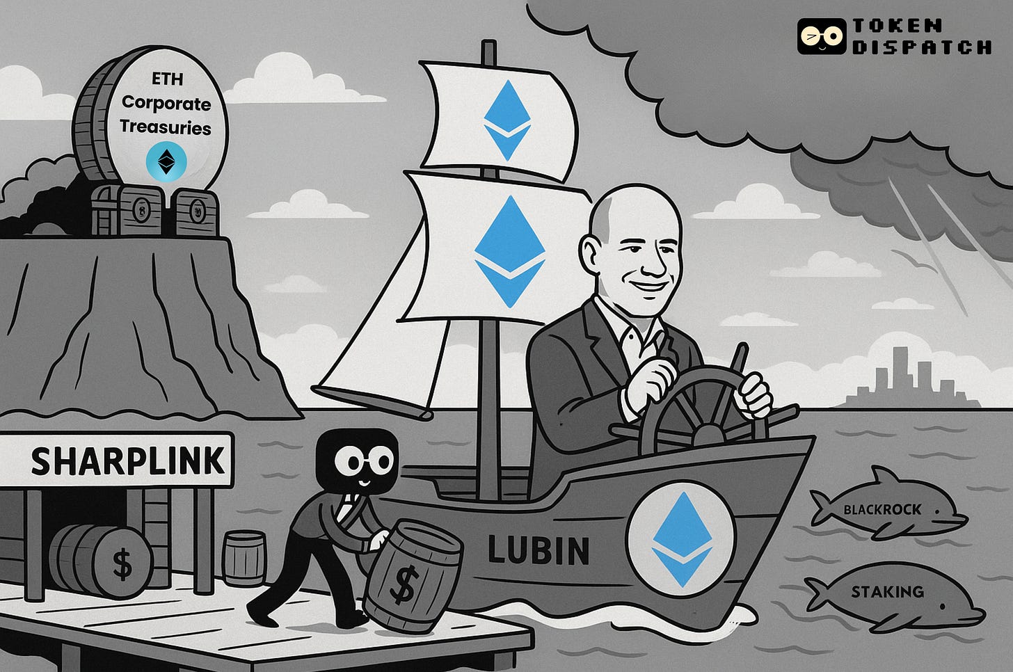 Ethereum treasury token automation